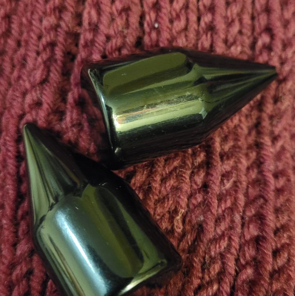 1" black tappers
